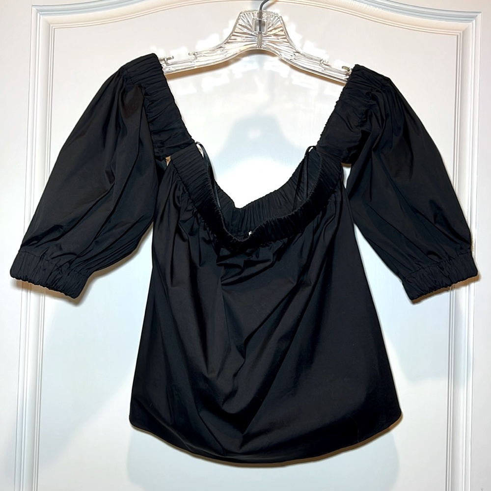Milly black off the shoulder top. Sz P